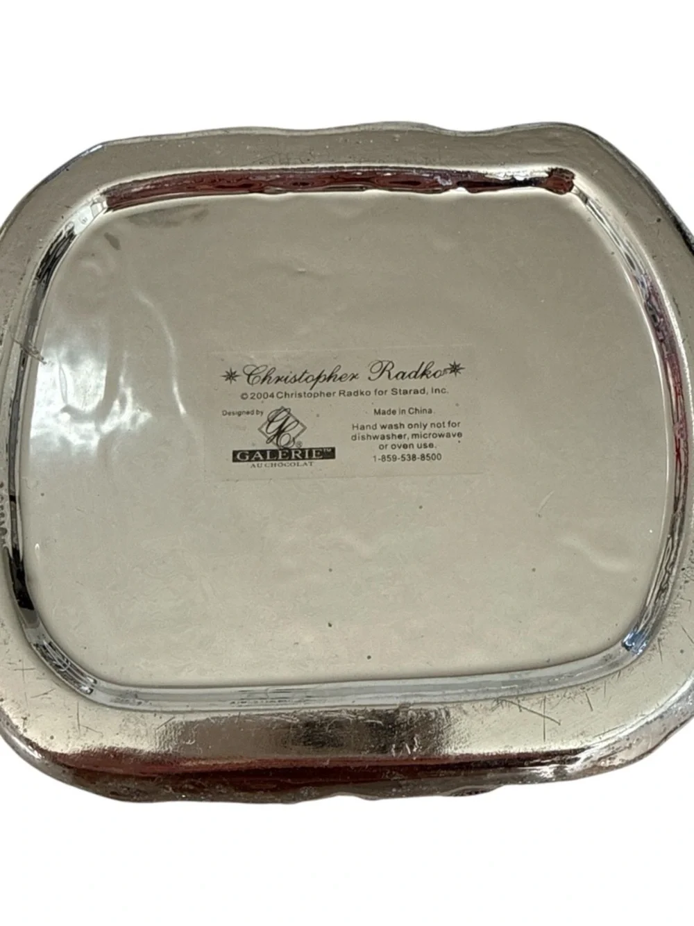 Christopher Radko Gingerbread House Candy‎ Jar 2004 Christmas Decor Glitter Lid